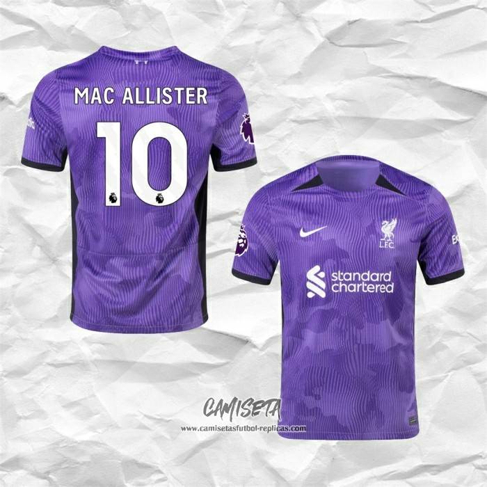 Flocage Liverpool #10 Mac Allister - Domicile 2023/2024 - Sans Emballage